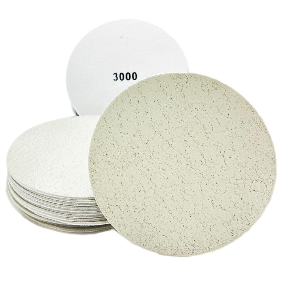 6-inch Hook & Loop Abrasive Foam Polish Discs - GRIT 3000 - 