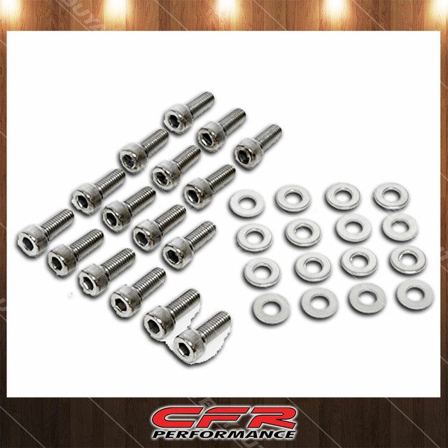 Fits Chevy GM 700R4 Transmission Pan Bolt Kit Set 16 Pcs Zinc Finish eBay