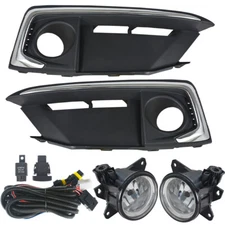 For 2019-2020 Honda Civic Coupe/Sedan Bumper Fog Light Lamp Cover Kit