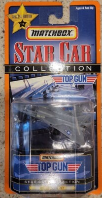 Matchbox 1998 Top Gun Star Car Collection Swing-Wing Jet #18 Maverick New L88