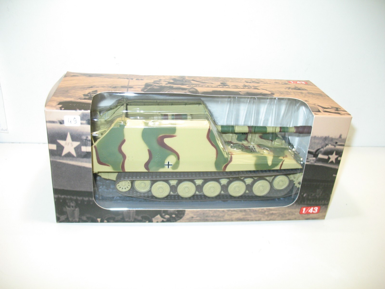 Char allemand Tiger Altaya 1:43 miniature militaire Geschutzwagen K72 - 3