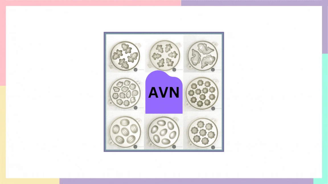 7" Aluminium Cake Mould/ Kuih Bahulu ( Small )
