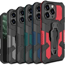 For iPhone 13 Pro Max Mini Case Phone Cover Shockproof+ Tempered Glass Protector