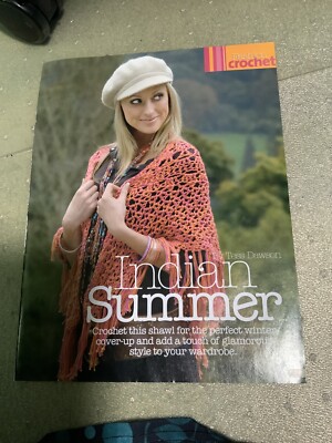Indian Summer Women’s Shawl Crochet Pattern: Tess Dawson | eBay UK