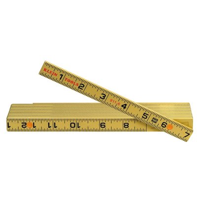 Klein Tools 911-6 Fiberglass Outside Reading Folding Ruler