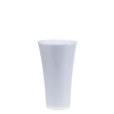 Vase  Fizzy  Ø13,5cm H20,5cm Weiß Blumenvase Tischdeko