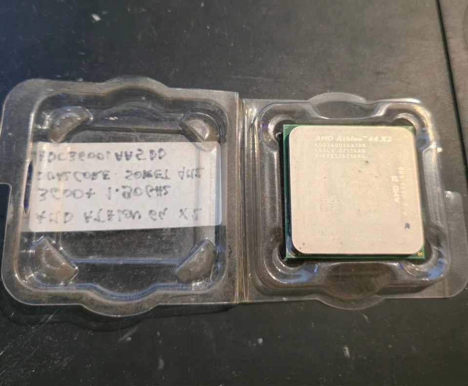 AMD ATHLON 64 X2 3600+ 1.90GHZ. DUALCORE SOKET AM2.. ADO3600IAA5DD - Immagine 3 di 4