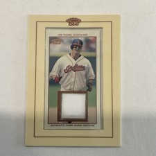 2002 Topps 206 Jim Thome (Running) Worn Patch #TR-JT Cleveland Indians HOF⚾️♨️r