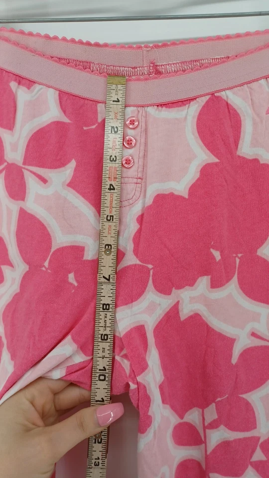 Ropa de dormir para mujer Nautica pantalones cortos pequeños pequeños florales 100 % algodón pull-on. Foto 4 de 4