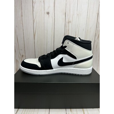 Nike Air Jordan 1 Mid SE Diamond GS Size 6.5Y White Black DN4321