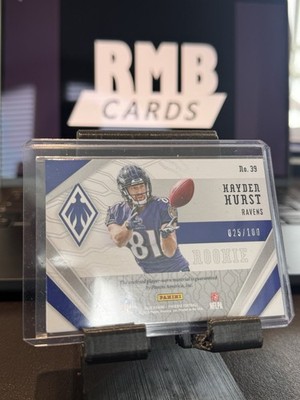 HAYDEN HURST / Panini NFL /  Memorabilia /100 limited / player worn jersey