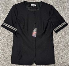 United Airlines Flight Attendant Short Sleeve Shirt Womens 14T Uniform Cintas