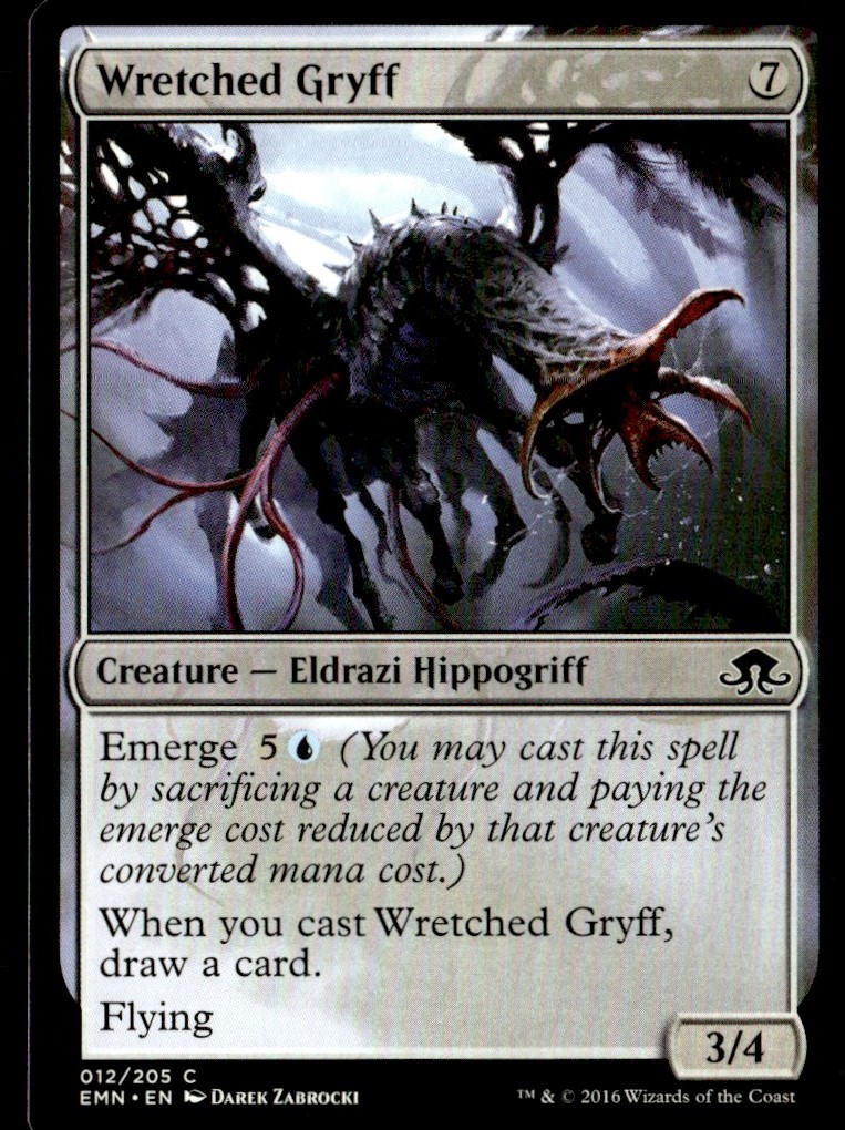 2016 Eldritch Moon Wretched Gryff Expansion/Common #12