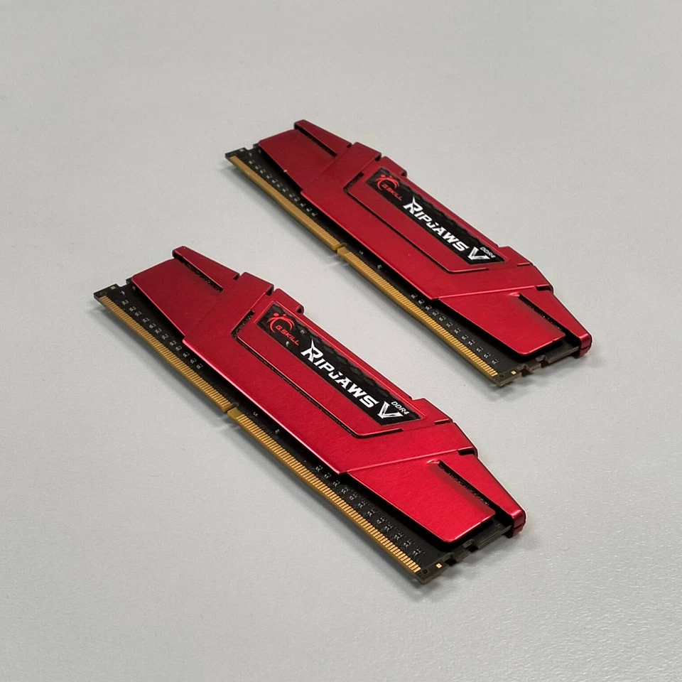 G.Skill Ripjaws 8GB (2 X 4GB) DDR4 RAM PC4-19200 2400MHz DIMM F4-2400C15D-8GVR - Image 2 of 4