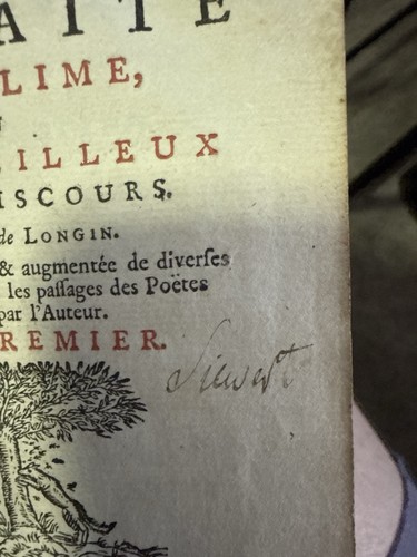 1751 Boileau Œuvres Diverses Leather w/ Engravings, Notes & Provenance - Picture 17 of 17