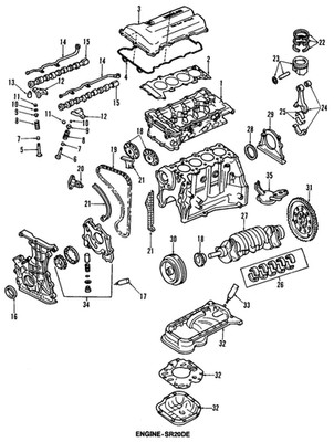 Genuine Nissan Rocker Arms 13257-53J03