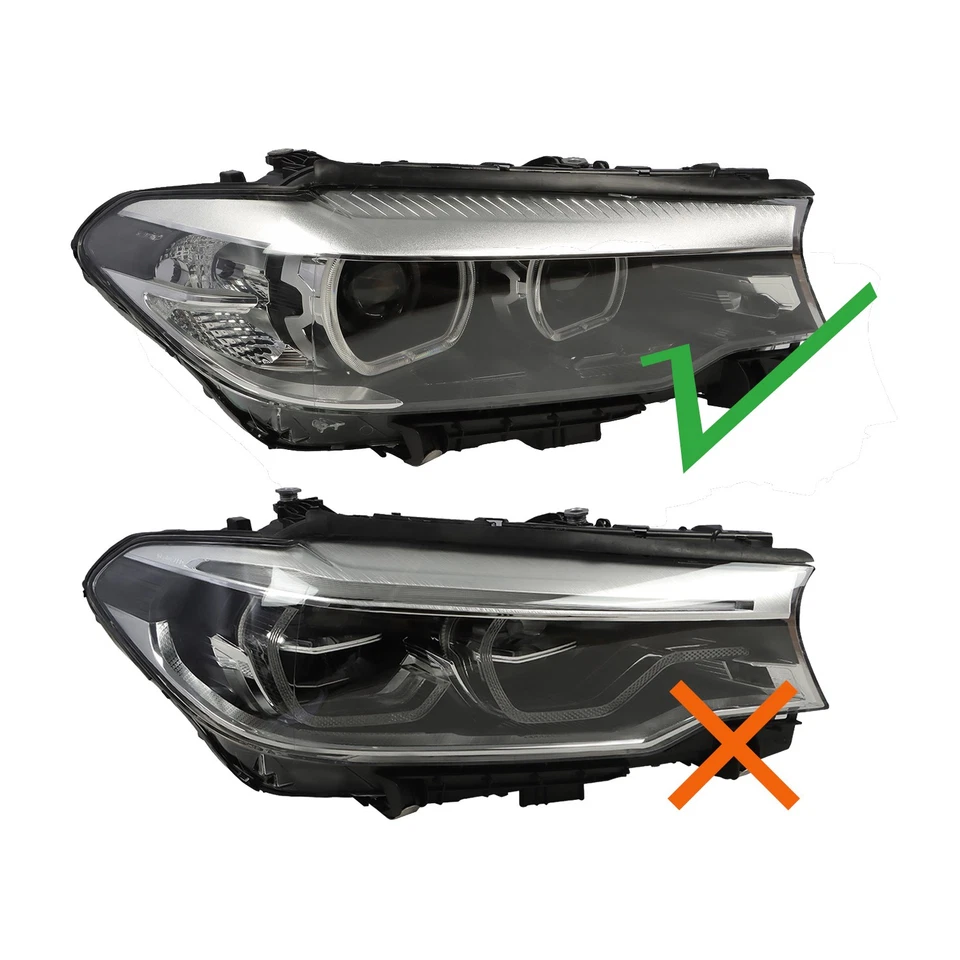 Faro derecho xenón LED lateral derecho bmw serie 5 g30 g38 540i 530e 2017-2020 Foto 2 de 4