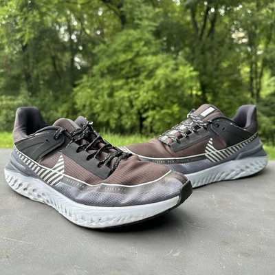 Nike Legend React 2 Men's Sneakers Size 12 Shield Reflective Silver Black