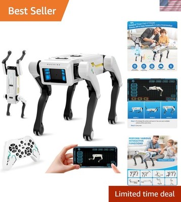 Durable Interactive AI Robot Dog for Kids: 30+ Fun Actions & Custom Programming