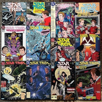 Lot of 12 Star Trek by Brent Anderson, Walt Simonson, Peter David 1989 DC Comics