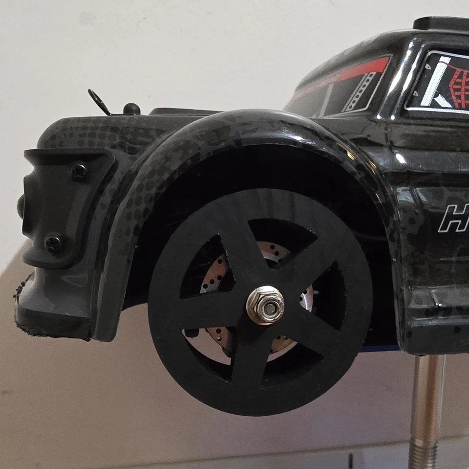 (4)PC MJX Hyper Go 14301 14302 Drift Wheels. 1/14 Scale. 12mm HEX. OEM Size. New - Image 2 of 4