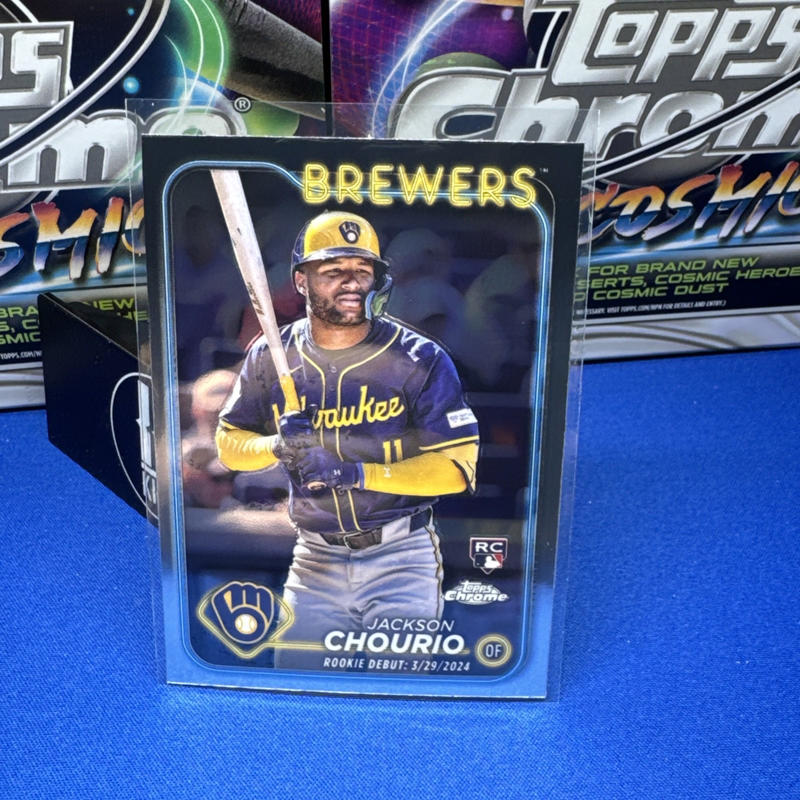 2024 Topps Chrome Update Series - Rookie Debut Jackson Chourio #USC30 (RC)