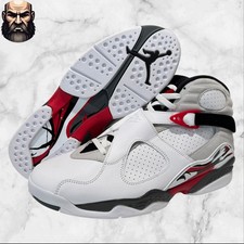 Jordan 8 Retro White True Red (2025) B-Grade Sneakers 305381-100 Men’s Size 13