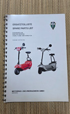 MZ Charly Elektroroller Ersatzteilkatalog Sparepartslist Neu Rarität