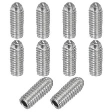 10pcs M4x10mm Ball Point Set Screw 304 Stainless Steel Spring Hex Socket Screw 10pcs M4x10mm Ball Point Set Screw 304 Stainless Steel Spring Hex Socket Screw