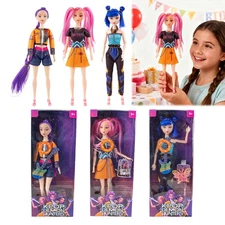 3PC Cosplay Kpop Demon Hunters Dolls Moveable Joint Collectible Figure ToyKC