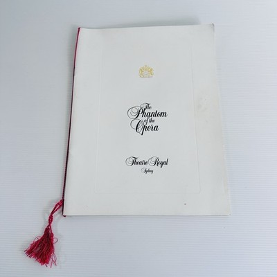 The Phantom Of The Opera - 1993 -  Theatre Royal Sydney - Theatre Programme