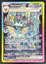 2025 Pokemon Prismatic Evolutions Vaporeon ex #149/131