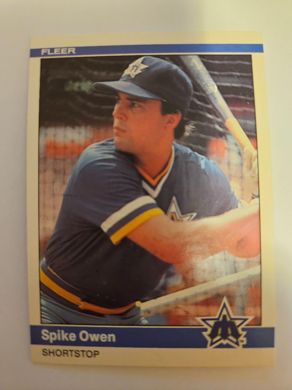 1984 FLEER SPIKE OWEN RC #616 NM