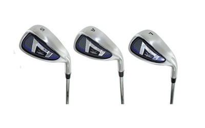AGXGOLF MEN'S RIGHT HAND: MAGNUM XS WIDE SOLE SERIES WEDGE SET: GAP, SAND & LOB