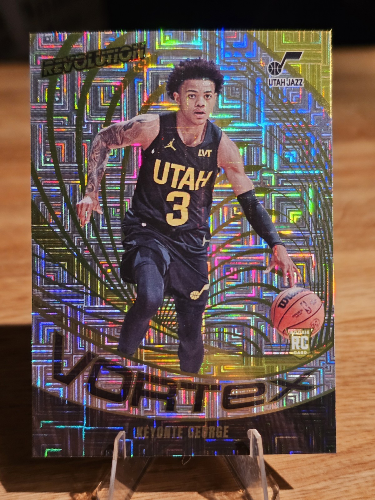 2023-24 Panini Revolution - Vortex Keyonte George #20 Levels (RC)