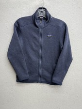 Patagonia Jacket Kids Large 12 Blue Better Sweater Fleece Full Zip Pockets