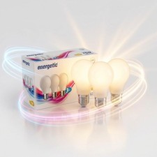 E27 Screw Frosted LED Light Bulbs 1055 Lumens Warm White 2700K - 3 Pack