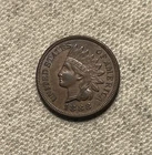 1888 Indian Head Cent Penny CHOICE AU + Nice Brown QA