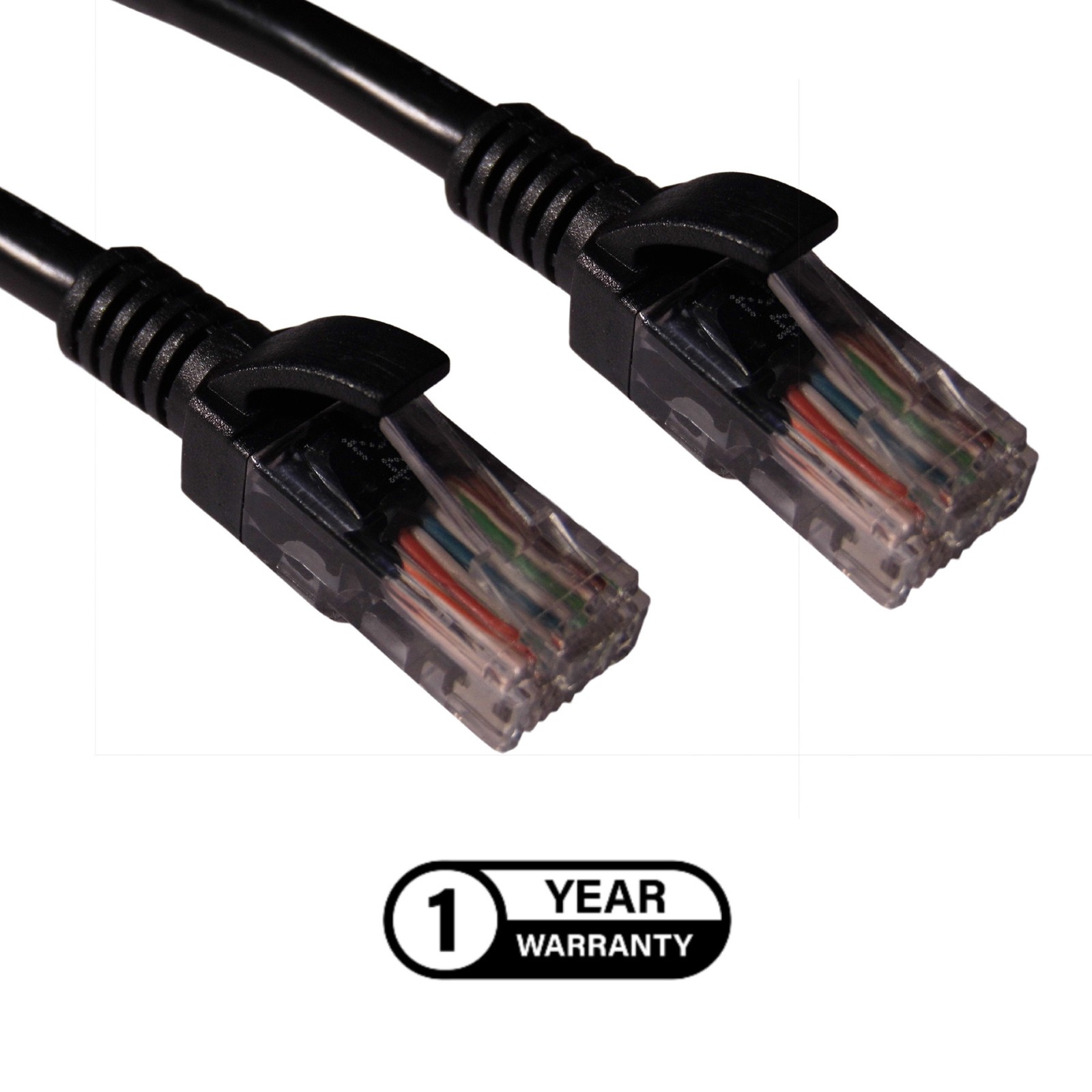 3m Cat5e Ethernet Cable RJ45 LAN Patch Lead UTP Network Cable Black