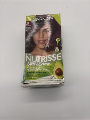 Garnier Nutrisse Nourishing Ultra Hair color Intense Deep Burgundy #42        S2