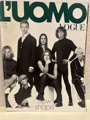 Rivista L'UOMO VOGUE Ottobre 1993 N.244 New Shape