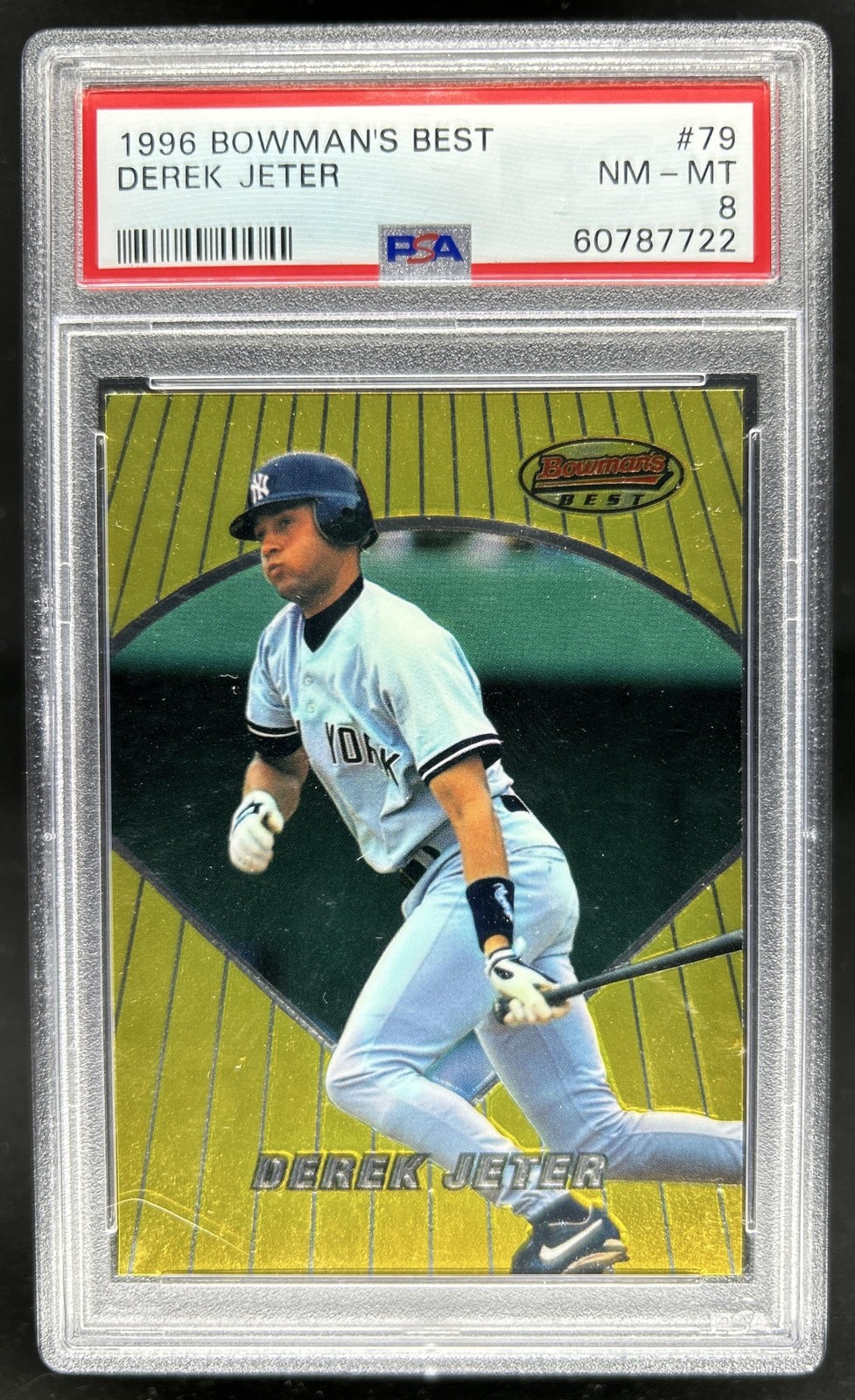 1996 Bowman's Best Derek Jeter #79 New York Yankees PSA 8
