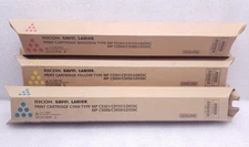 Genuine Ricoh Savin Lanier Toner Set M,C,Y MP C5501/C9155/LD655C New Sealed #99