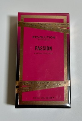 Revolution Beauty London Passion Eau De Toilette NIB 3.38 fl oz