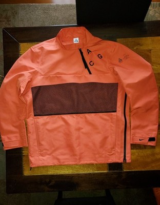 NikeLab ACG Pullover Shell Jacket/Team Orange & Black 914477-891 