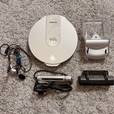 Sony D-NE10 CD Walkman Ultra Slim Magnesium Body white Tested Rare Japan