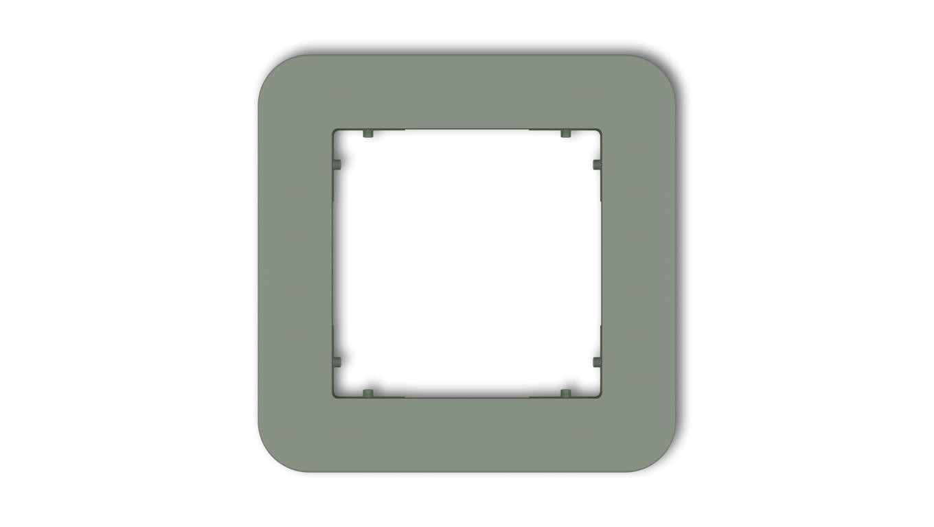 MINI Universal Frame Individually Rounded Sage Plastic 61MRTZ-1 /T2UK