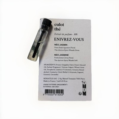 Versatile Paris Culot Thé 1ml Sample Extrait de Parfum