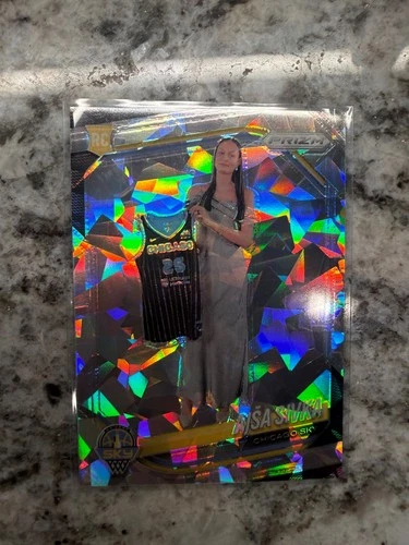 2025 Panini Prizm WNBA - Ajsa Sivka #85 Ice Prizm (RC)