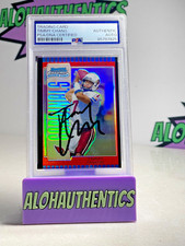 TIMMY CHANG SIGNED 2005 BOWMAN CHROME ROOKIE CARD PSA RED REFRACTOR HAWAII. rookie card picture